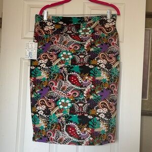 Floral Paisley Print Women's Skirt